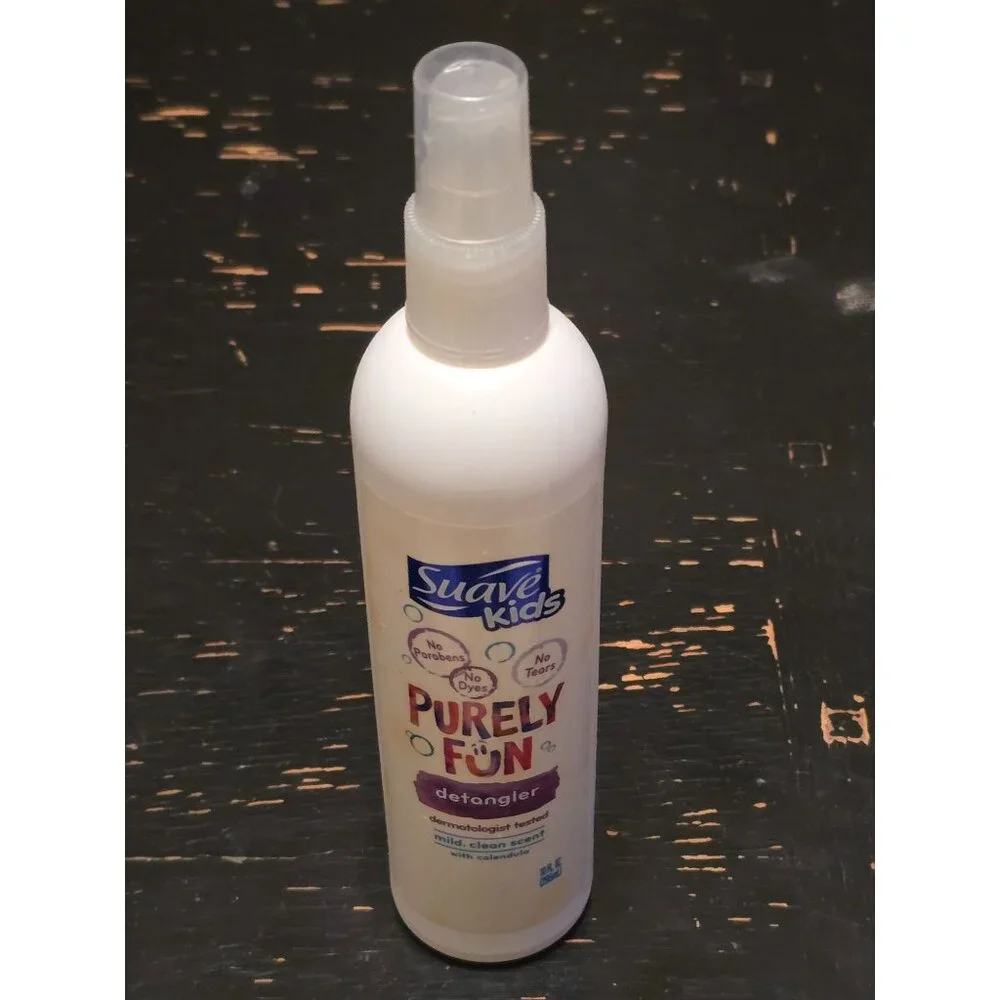 Suave Kids Purely Fun Detangler Spray 8 Fl Oz For Tangle-Free Hair